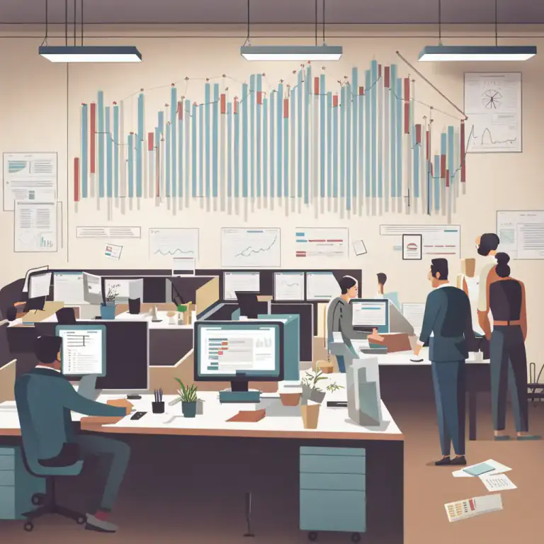 Visual representation of "quantitative" - Relating to the size or amount of something rather than the quality