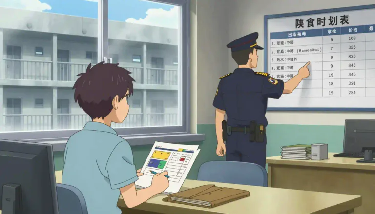 Visual representation of "penology" - It's the study of punishment for crime or of prison management.