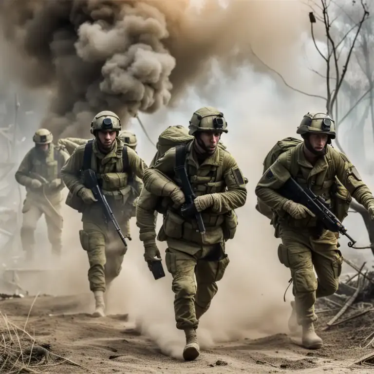 Visual representation of "move out" - To make a strategic withdrawal in military terms