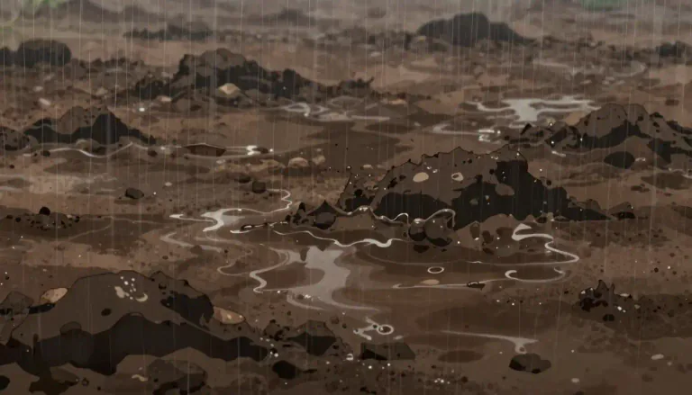 Visual representation of "saturate" - To completely fill or soak something with a lot of something, usually a liquid