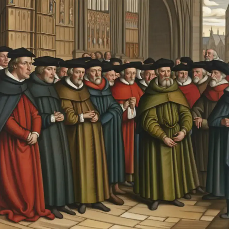 Visual representation of "dissenter" - A member of a Protestant church in England in 16th-19th centuries that does not conform to the doctrines and rituals of the Church of England.