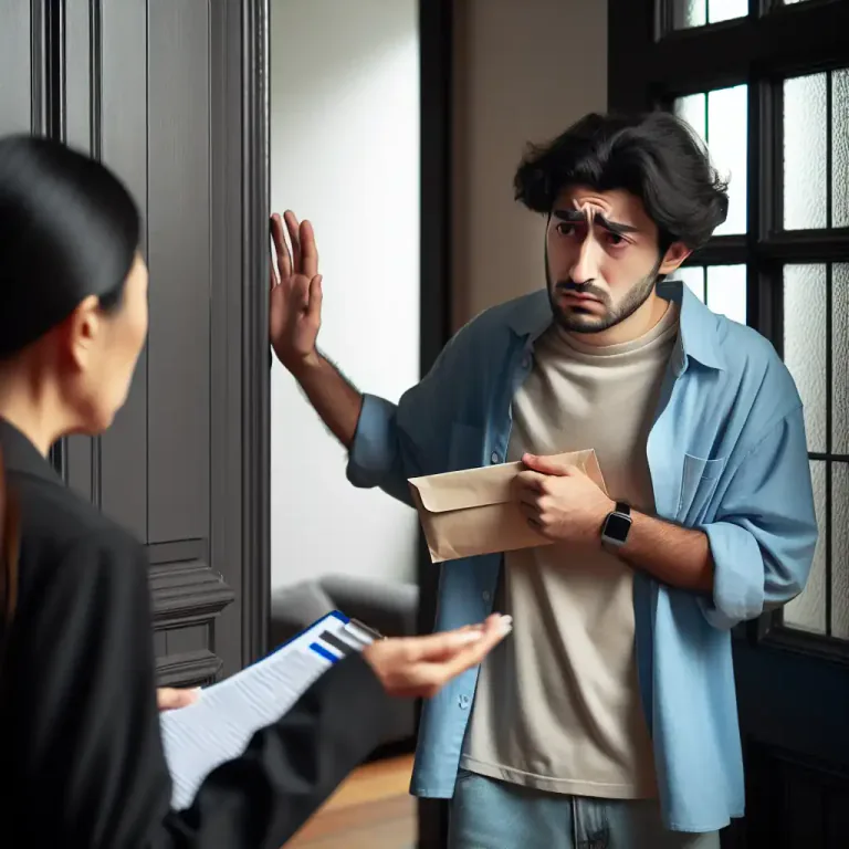 Visual representation of "notice" - A written warning or announcement.
