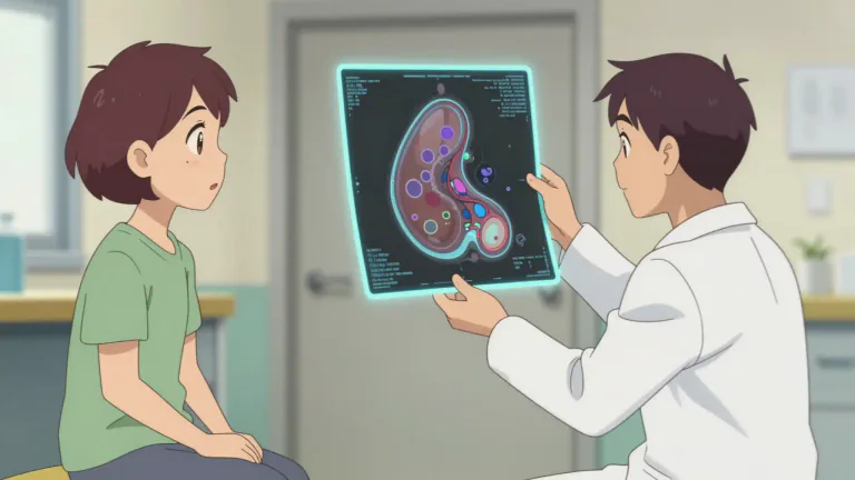 Visual representation of "abnormality" - A health condition that is not normal or typical.