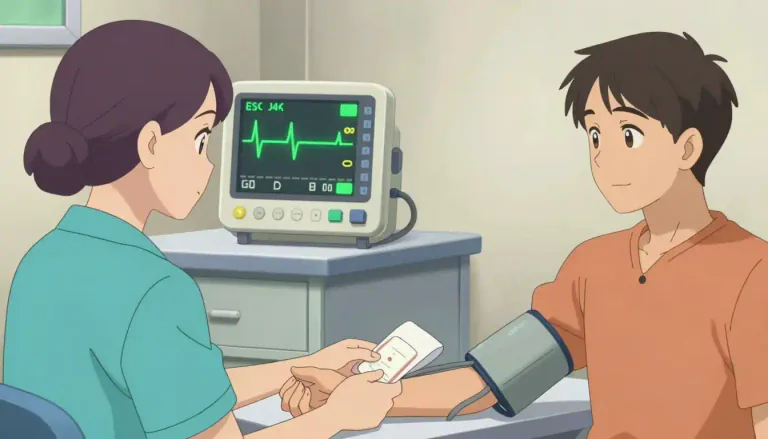 Visual representation of "normotensive" - Referring to a state where blood pressure is within the normal limits.