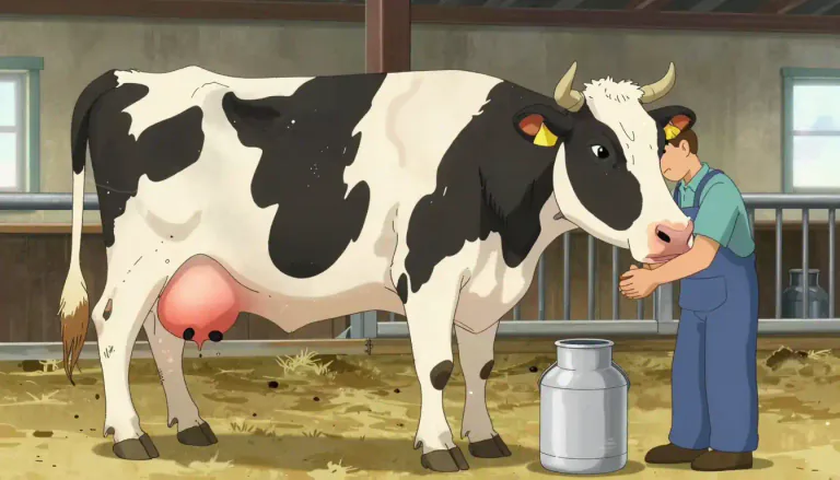 Visual representation of "mastitis" - A disease causing the inflammation of the mammary gland, typically in women and dairy animals, often due to infection.