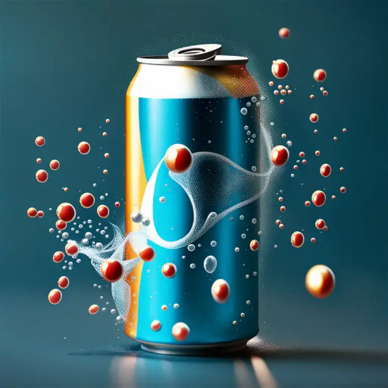 Visual representation of "fizz" - To make a sound like gas or liquid escaping