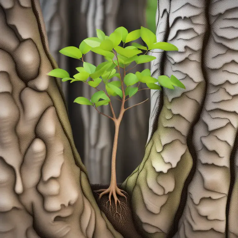 Visual representation of "branch out" - to grow and form branches