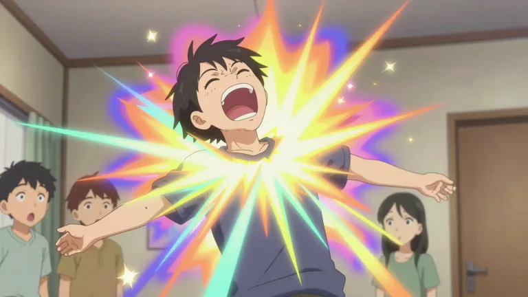 Visual representation of "erupt" - To express your feelings in a loud, excited, or violent way