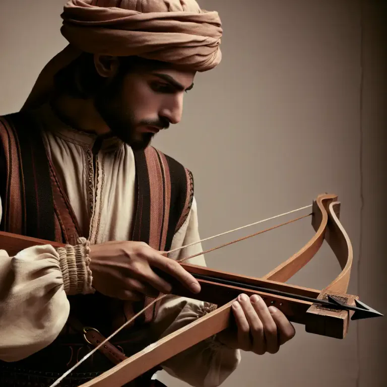 Visual representation of "quarrel" - An arrow having a square-shaped head or pointed barb