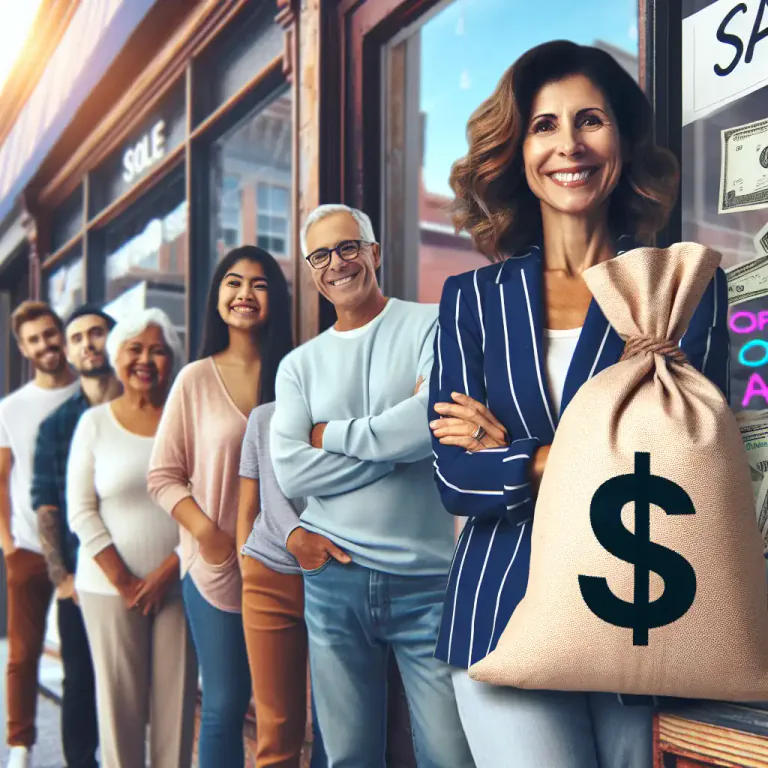 Visual representation of "bonanza" - A situation that creates sudden increased wealth or good fortune