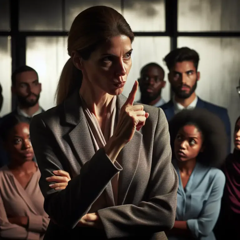 Visual representation of "vixen" - A spiteful or quarrelsome woman.