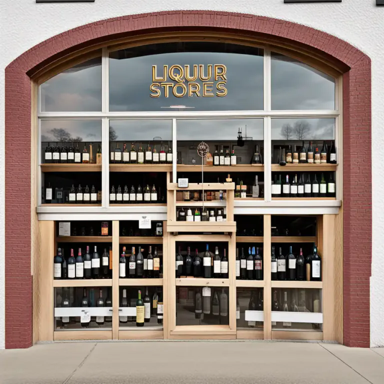 Visual representation of "liquor" - A business or store where alcohol is sold