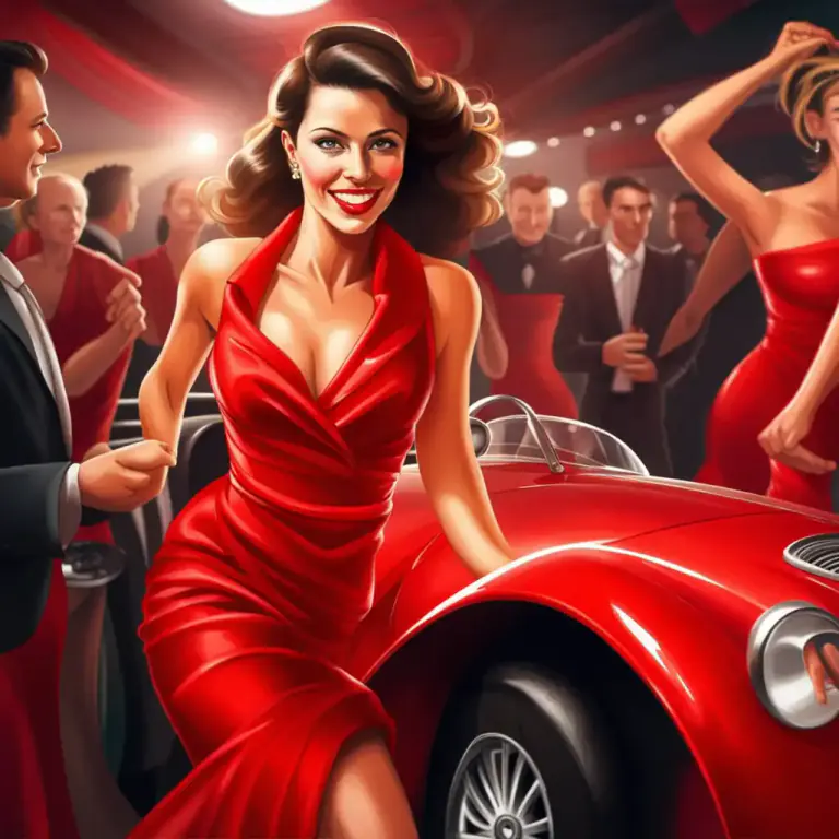 Visual representation of "sporty" - Stylish in a way that relates to sports or speed.