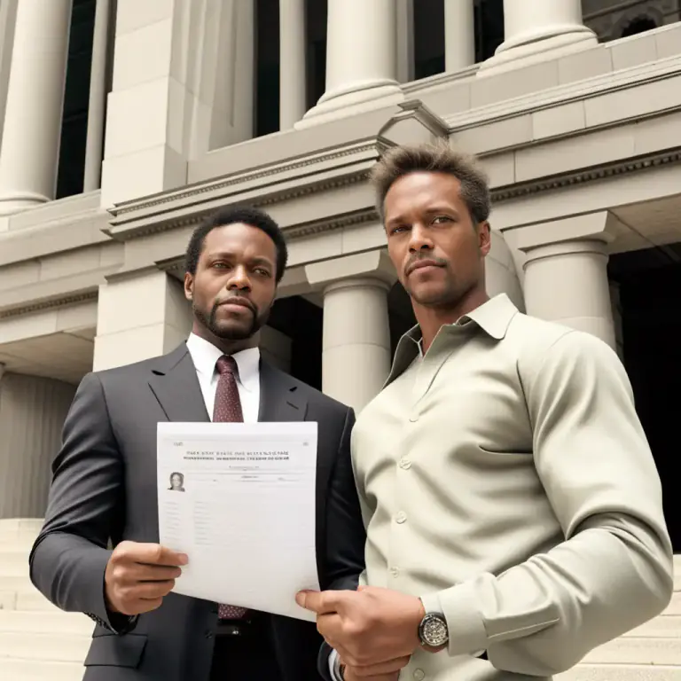 Visual representation of "bond" - An insurance, a guarantee that a person will appear in court