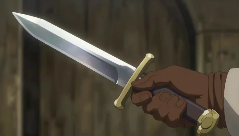 Visual representation of "dagger" - A short sharp pointed knife often used as a weapon