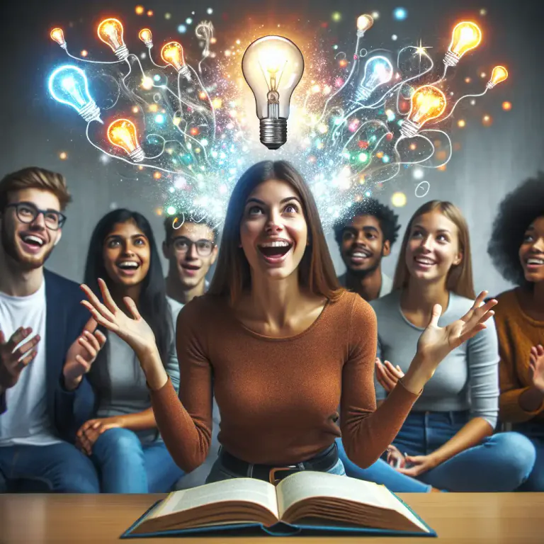 Visual representation of "rhapsodize" - To write or speak about someone or something in a highly enthusiastic and expressive way.