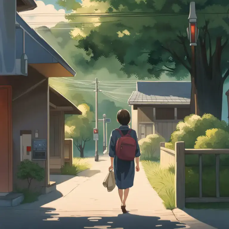 Visual representation of "close to home" - Physically near your own house.
