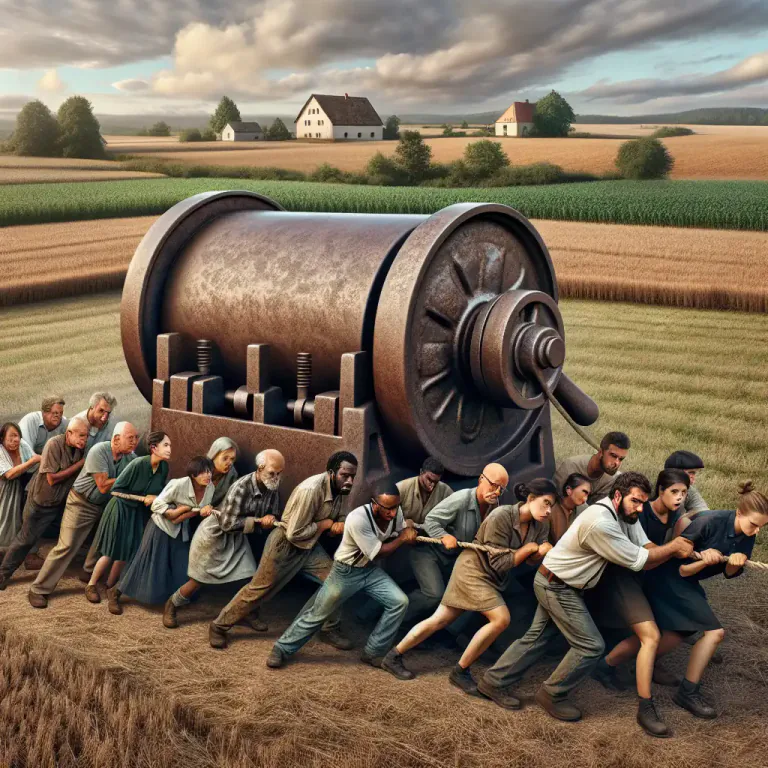 Visual representation of "immobility" - The condition of a person or thing that is difficult to move or transport