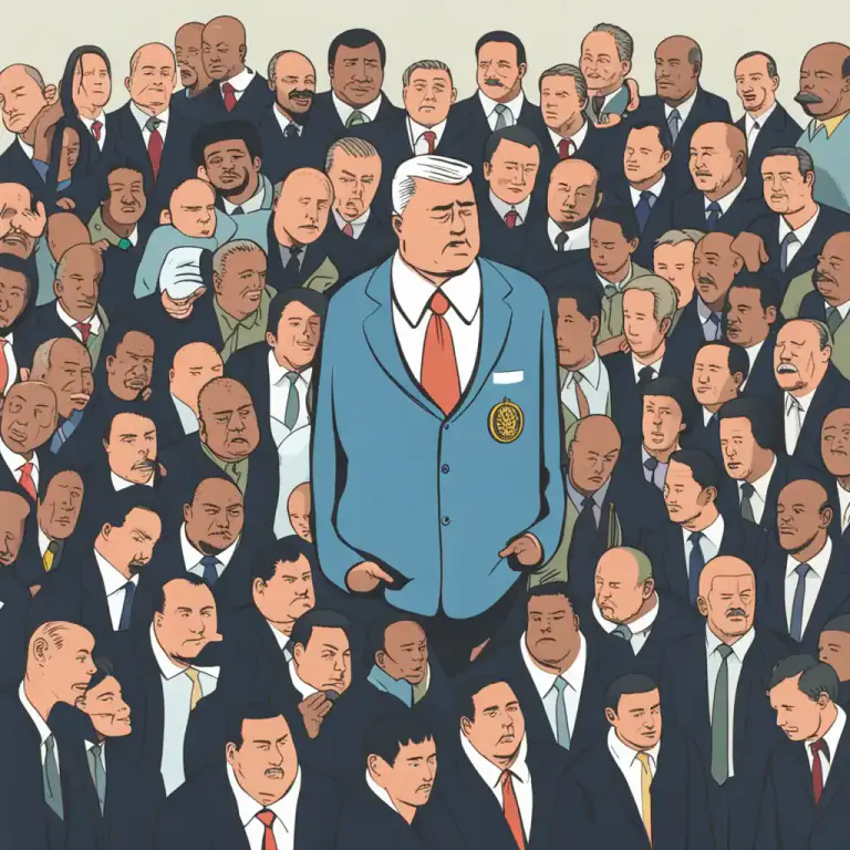 Visual representation of "have somebody in your pocket" - To control or influence someone, usually by having some kind of power or advantage over them.