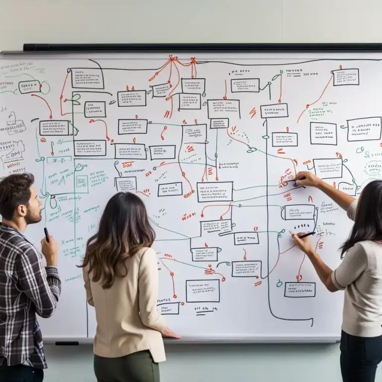 Visual representation of "incoherent" - Not logically or well organized