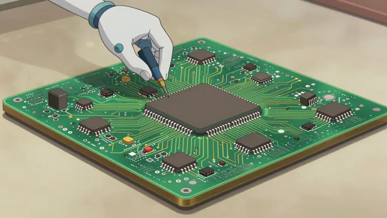 Visual representation of "substrate" - The physical layer where electronics are fabricated or mounted.