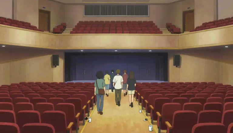 Visual representation of "vacate" - To leave a place, especially one that was previously occupied