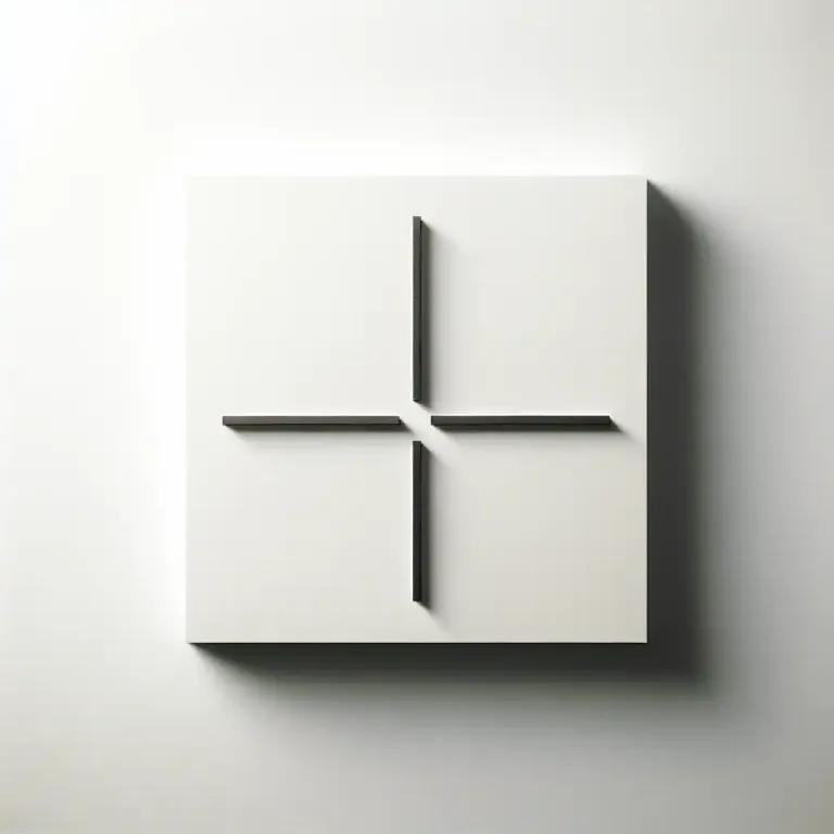 Visual representation of "convergence" - The characteristic of lines or paths tending to meet or intersect.