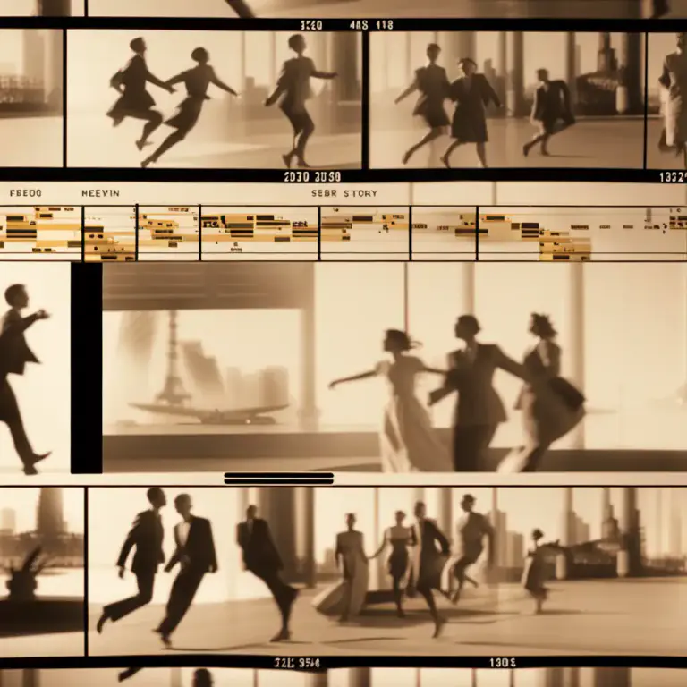 Visual representation of "narrative" - The way a story is told in a book, movie, speech, or other event