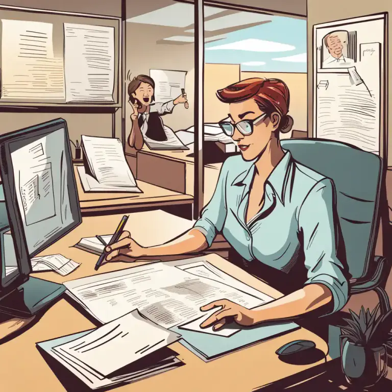 Visual representation of "act for" - To take someone's place, especially in a job or position