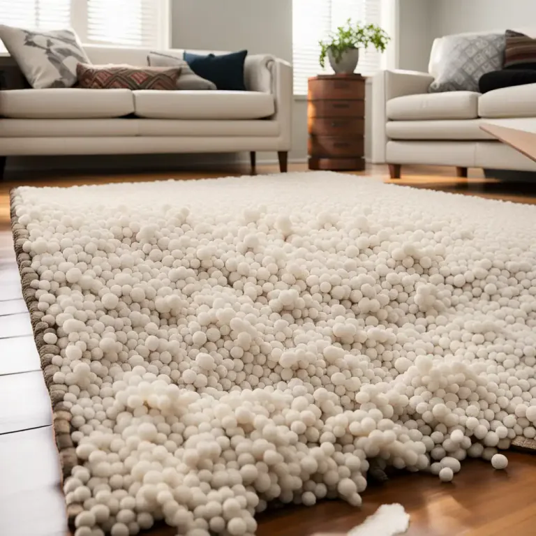 Visual representation of "shag" - A thick, rough pile or nap, such as on carpet