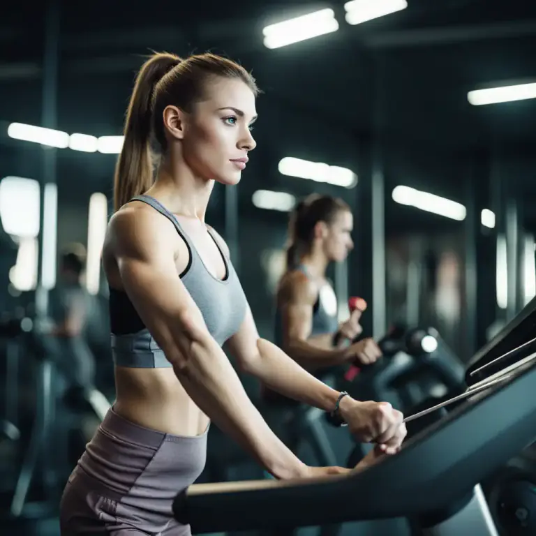 Visual representation of "work out" - To exercise, especially in a gym