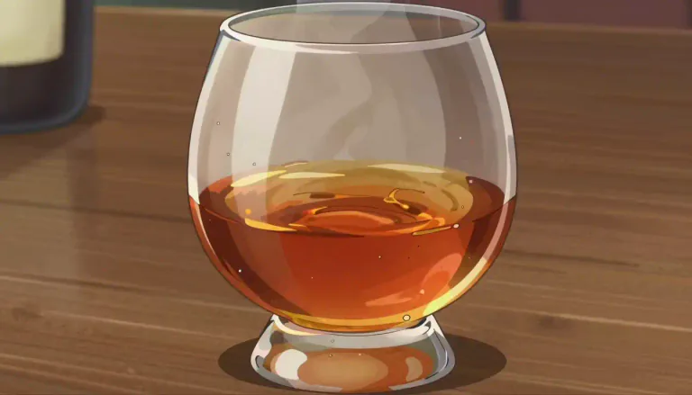 Visual representation of "cognac" - A type of brandy, a strong alcoholic drink.