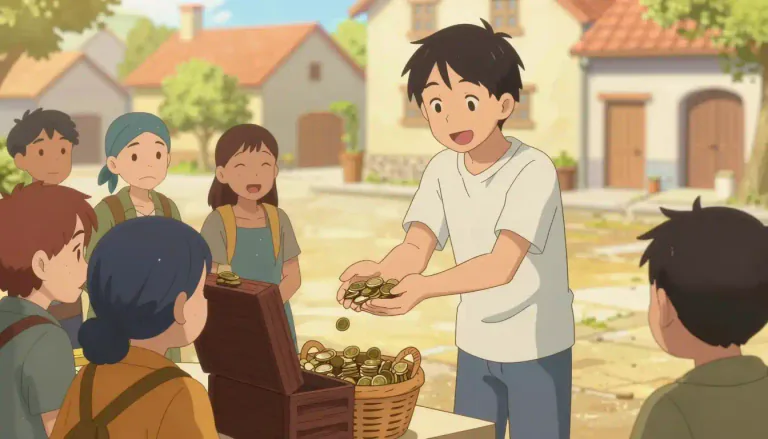 Visual representation of "liberality" - The quality of giving or spending freely, being generous