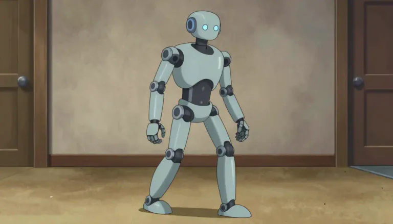 Visual representation of "robotic" - Relating to or resembling a robot or robots