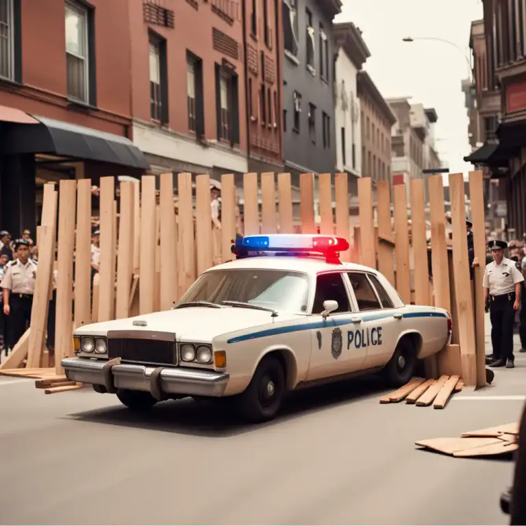 Visual representation of "ram into" - To intentionally drive into something with force.