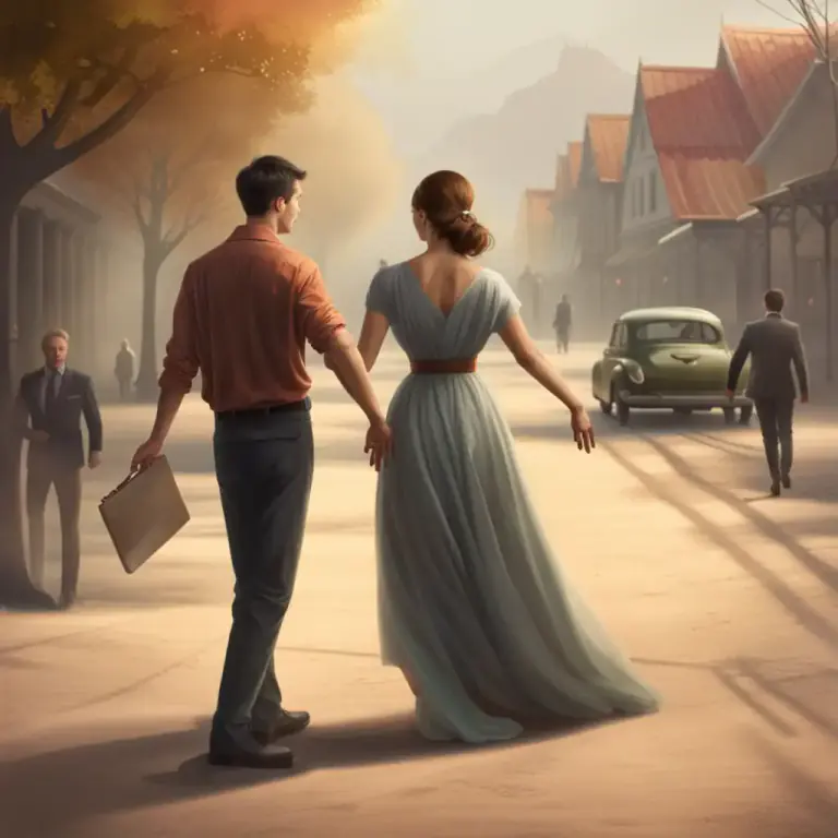 Visual representation of "turn your back on somebody/something" - To ignore or abandon someone or something