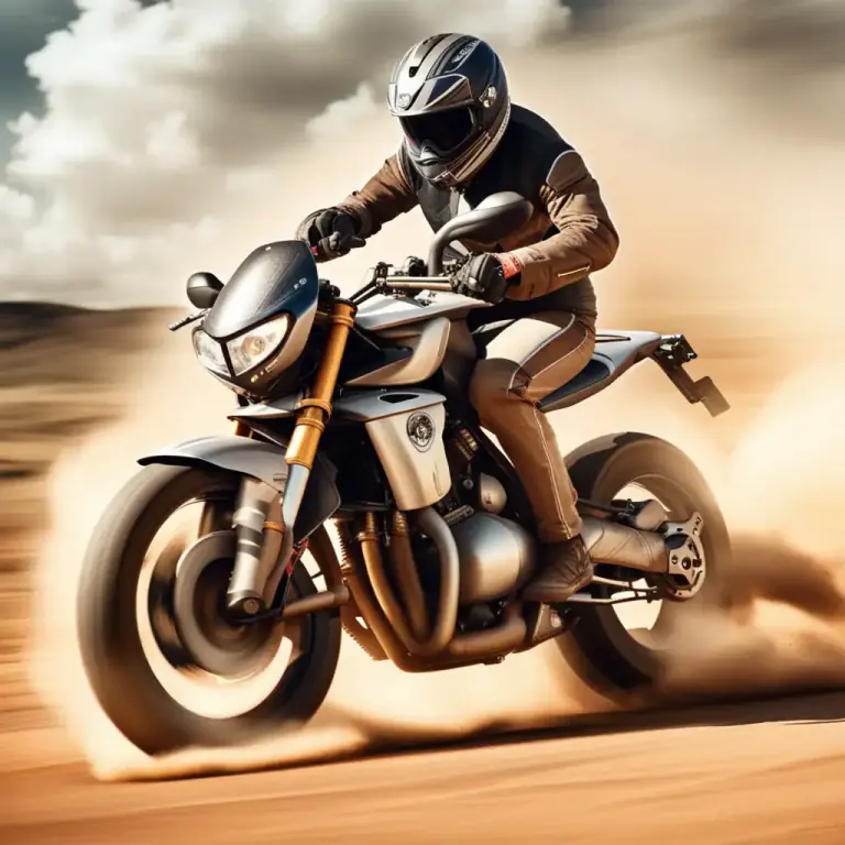 Visual representation of "machine" - A vehicle such as a car or motorcycle.
