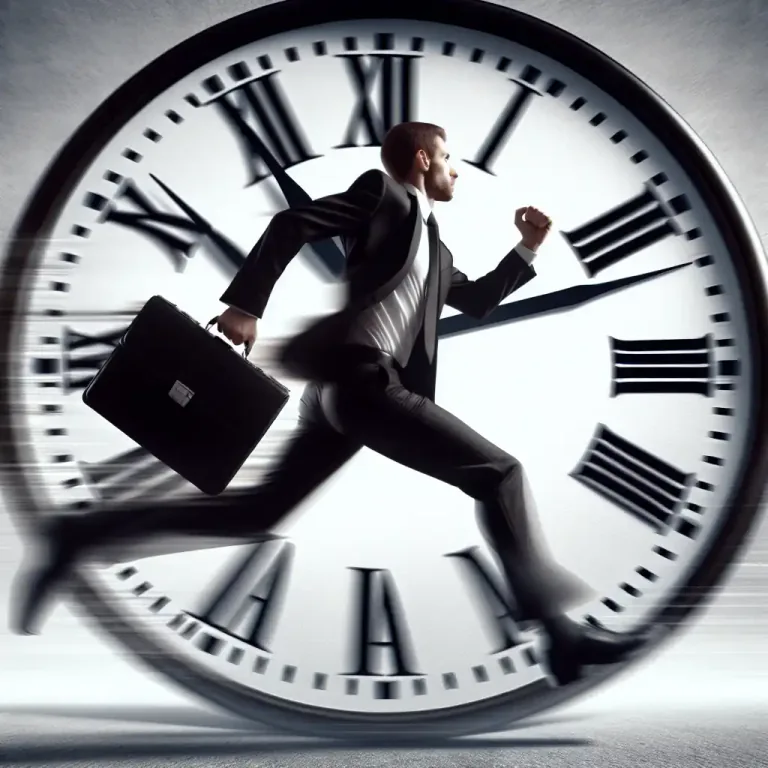 Visual representation of "more haste, less speed" - Trying to do things quickly often results in mistakes, slowing you down.