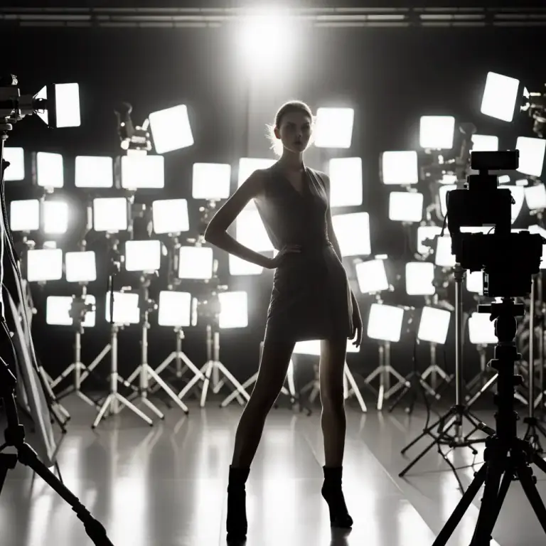 Visual representation of "pose" - The way a person stands, especially when deliberately created for a photograph or painting
