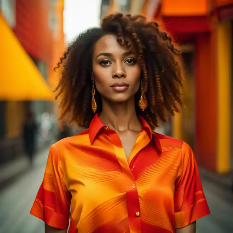 Visual representation of "orange" - A color between red and yellow.