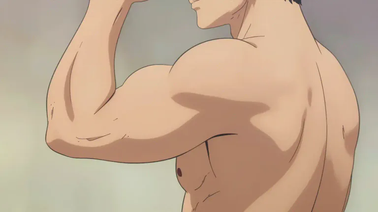 Visual representation of "triceps" - A large muscle at the back of the upper arm in humans.