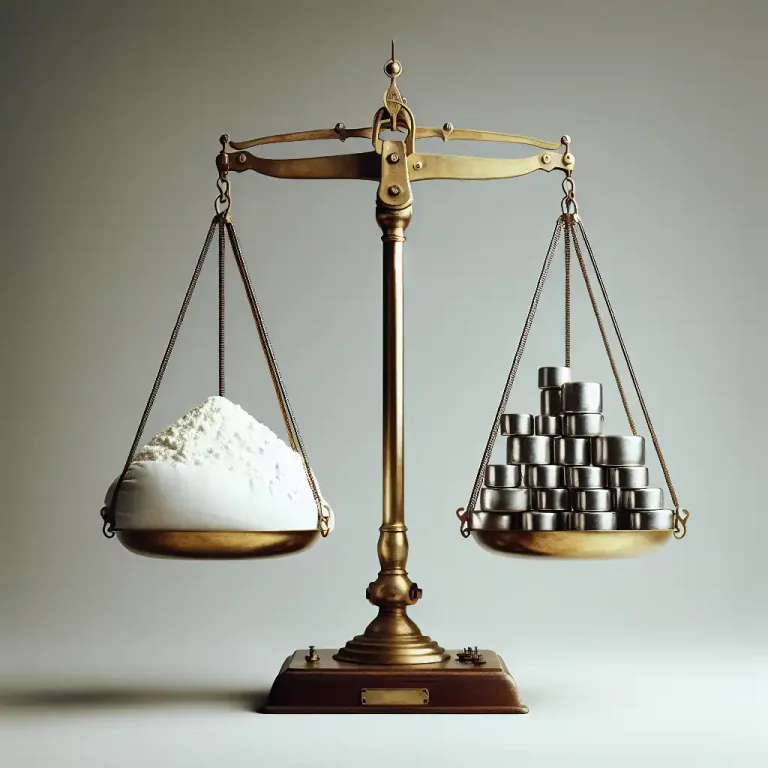 Visual representation of "weigh in" - To become involved in a situation or argument in a forceful or unwelcome way.