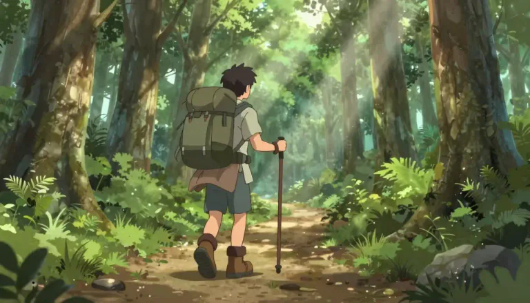 Visual representation of "tramper" - A person who travels on foot, especially a hiker or traveler