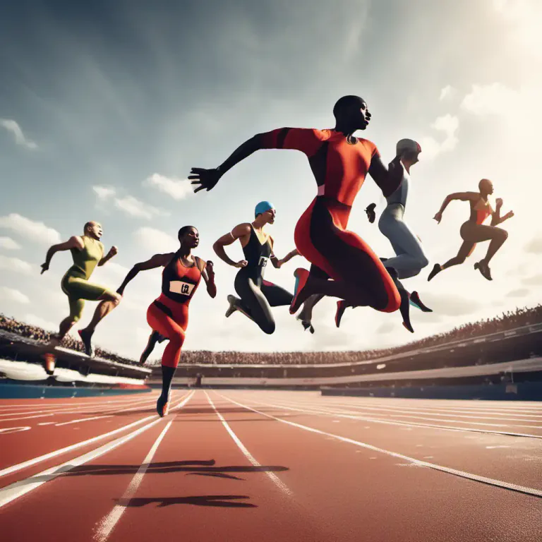 Visual representation of "get ahead" - to gain an advantage over others