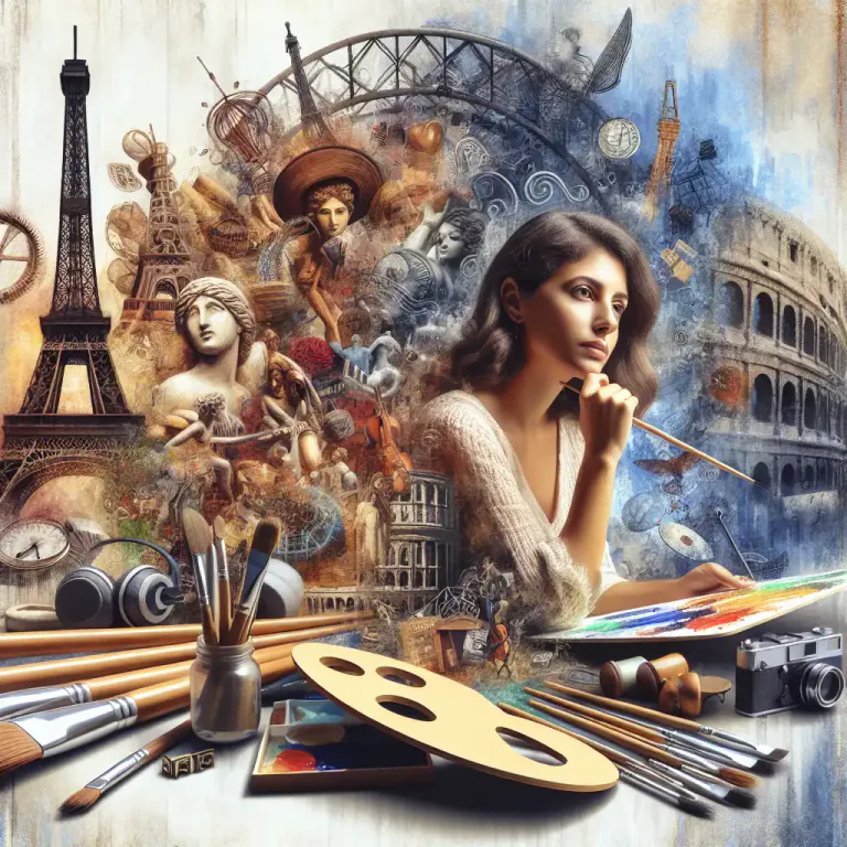 Visual representation of "eclectic" - A person who gets ideas, style, or taste from a range of sources.