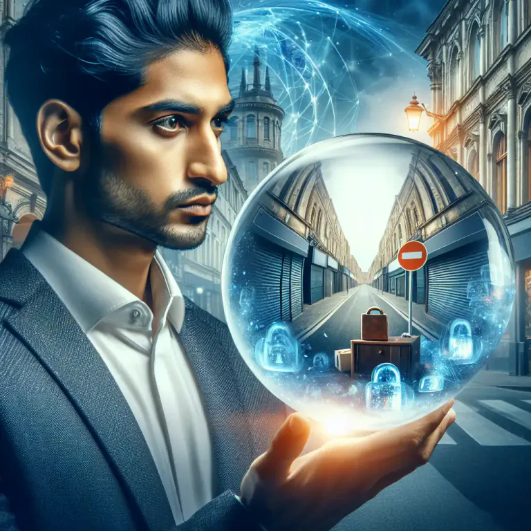 Visual representation of "prophetic" - Accurately describing or predicting what will happen in the future.