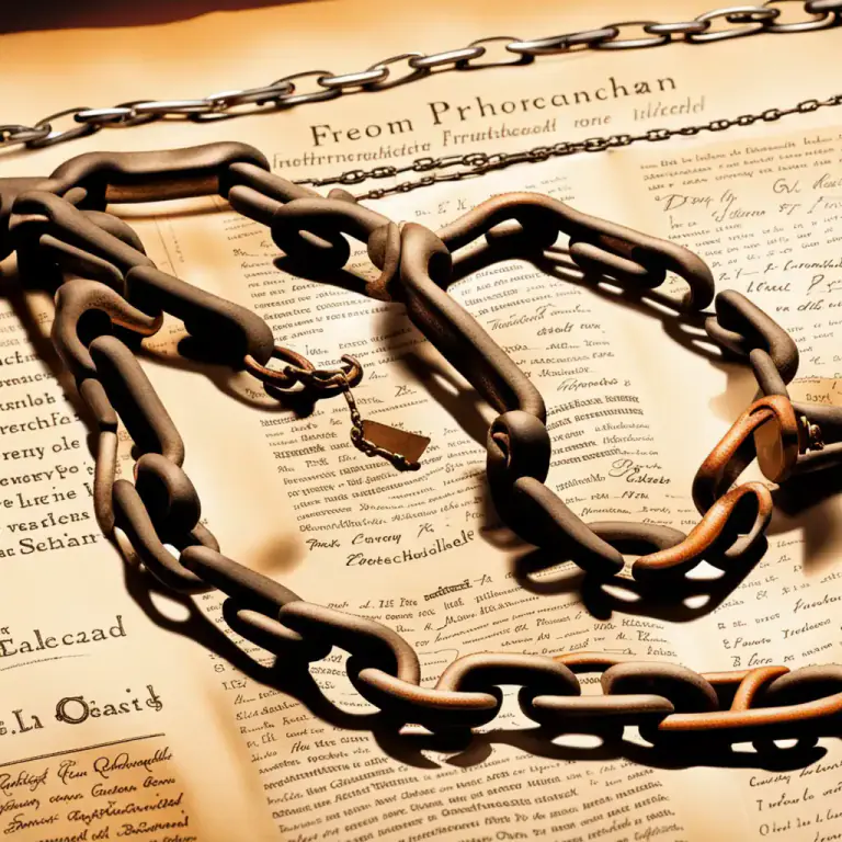 Visual representation of "enfranchise" - To free a person from slavery or servitude