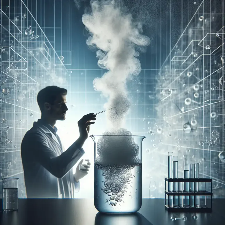 Visual representation of "volatility" - In chemistry, the ability of a substance to turn from a liquid to a gas