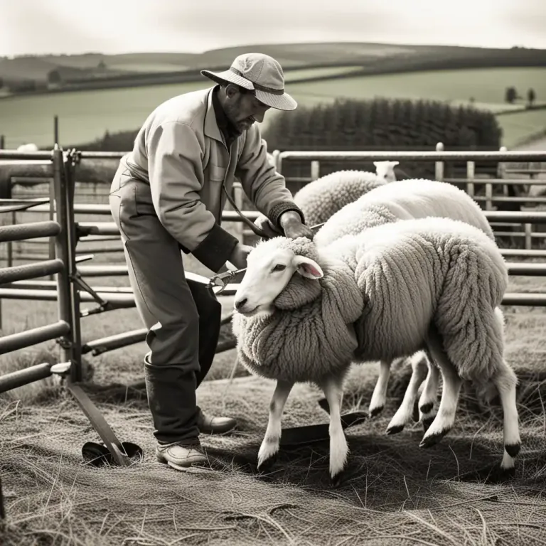 Visual representation of "dock" - To cut an animal's tail short.