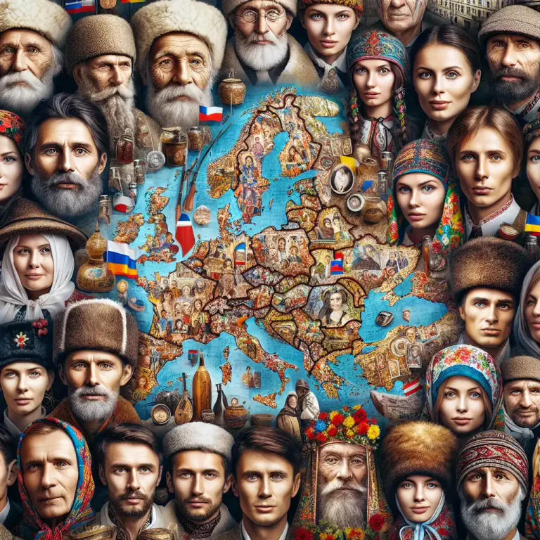 Visual representation of "slav" - Related to the Slavs or their languages.